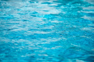 Suyun arka planı, yüzey mavisi yüzme havuzu