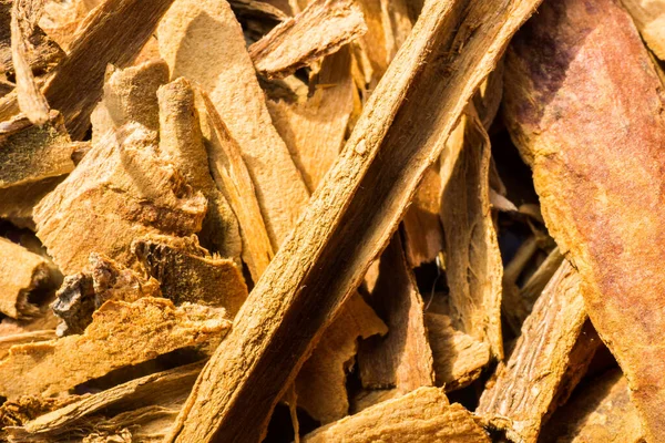 Tarçın çubukları makro kaplama baharat konsepti 