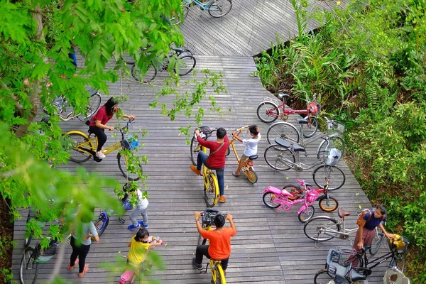 Bangkachao Samut Prakan Tailândia Junho 2020 Vista Superior Uma Torre — Fotografia de Stock