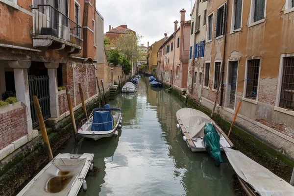 Venice Italy Circa 2020 View Empty Water Canal Venice Italy — Stock Photo, Image