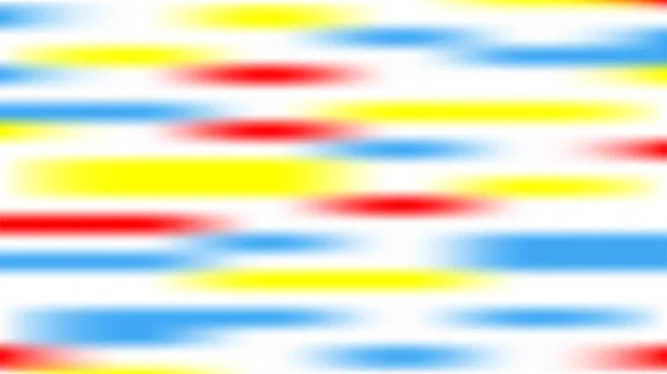 Mavi, kırmızı, sarı, beyaz soyut bir arkaplanın vektör çizimi. Bulanık kenarlı delikler.