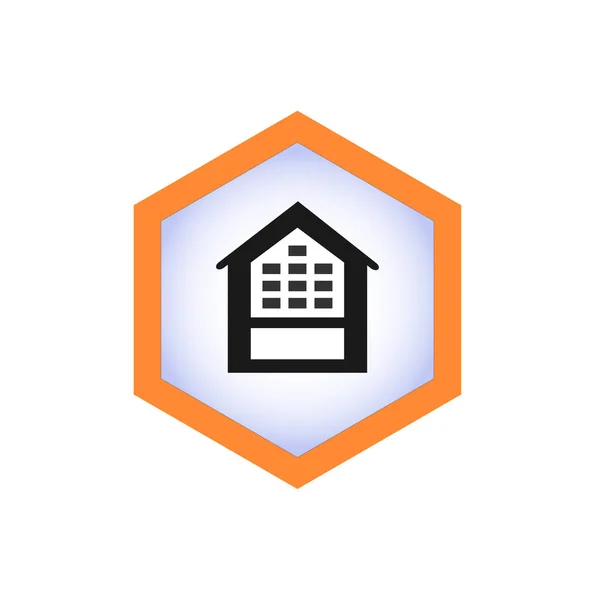 Ilustración Vectorial Signo Logotipo Icono Una Casa — Vector de stock