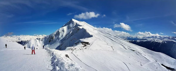 Panorama Ladera Sur Estación Esquí Rosa Khutor —  Fotos de Stock