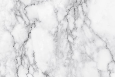 Arka plan için doğal desenli beyaz mermer dokusu