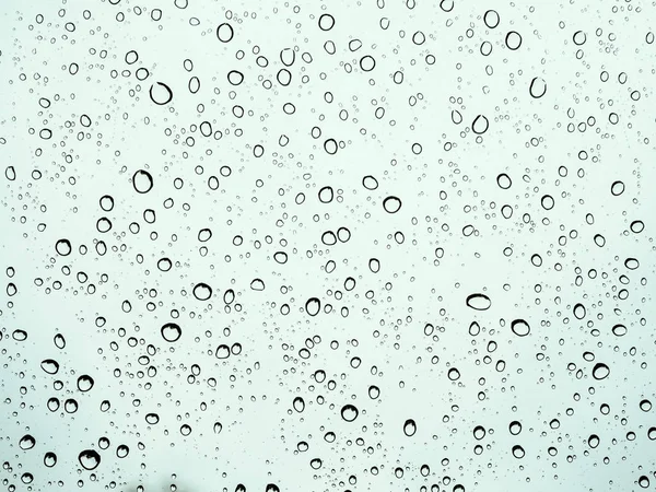 Goutte Eau Goutte Pluie Sur Fond Texture Voiture Verre — Photo