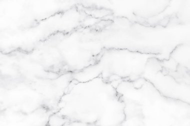 Arka plan için doğal desenli beyaz mermer dokusu