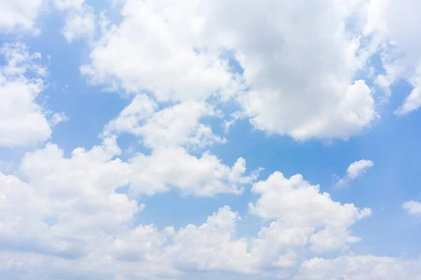 Hermosa Nube Con Fondo Natural Cielo Azul — Foto de Stock