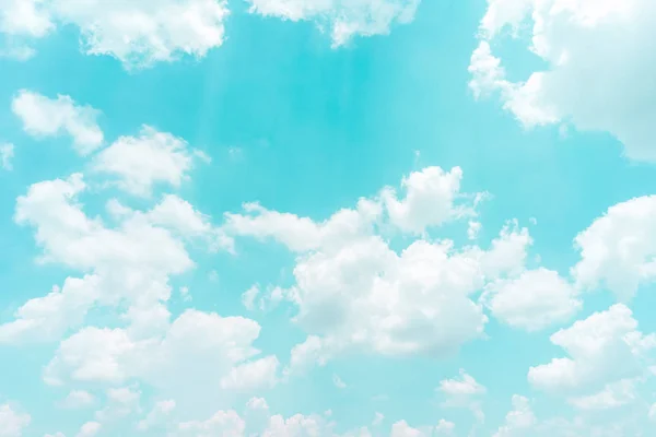 Nube Sobre Fondo Cielo Azul Imágenes Estilo Efecto Vintage — Foto de Stock