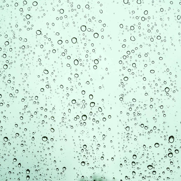 Krople Wody Lub Kropla Deszczu Szkło Samochodowe Tekstura Tło — Zdjęcie stockowe