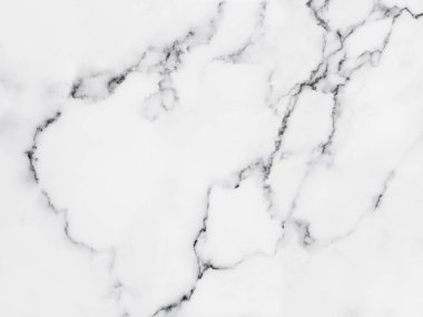 Arkaplan veya tasarım sanatı için doğal desenli beyaz mermer dokusu.