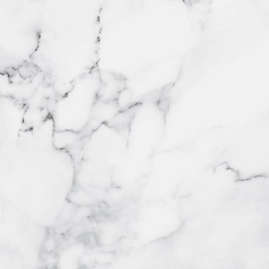 Arkaplan veya tasarım sanatı için doğal desenli beyaz mermer dokusu.