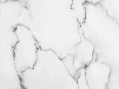 Arkaplan veya tasarım sanatı için doğal desenli beyaz mermer dokusu.