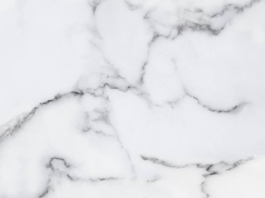 Arkaplan veya tasarım sanatı için doğal desenli beyaz mermer dokusu.