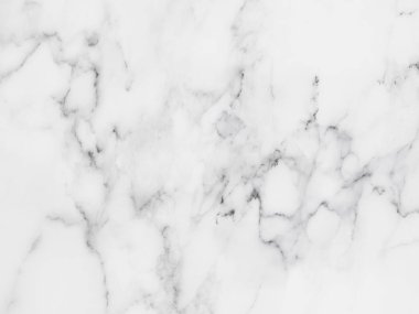 Arkaplan veya tasarım sanatı için doğal desenli beyaz mermer dokusu.