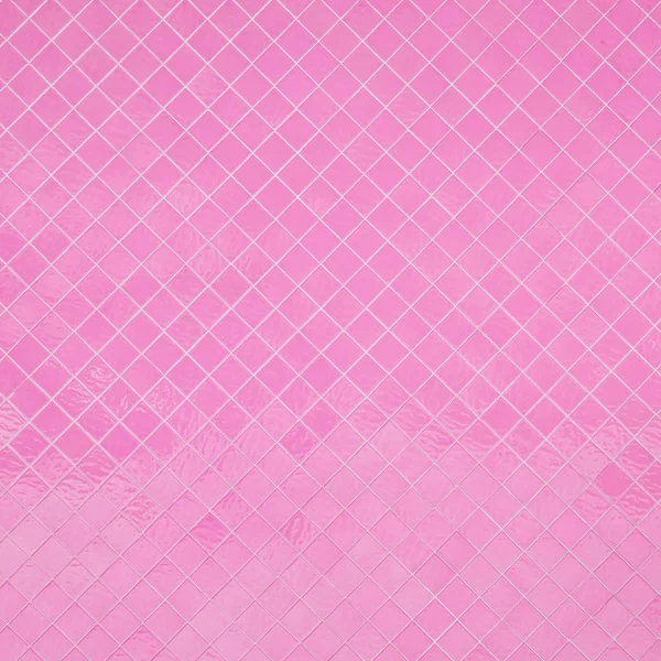 Фон Текстуры Розовой Мозаики Стене — стоковое фото