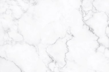 Arkaplan veya tasarım sanatı için doğal desenli beyaz mermer dokusu.