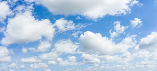 Cielo Panorámico Fondo Nuboso Composición Panorámica Alta Resolución — Foto de Stock