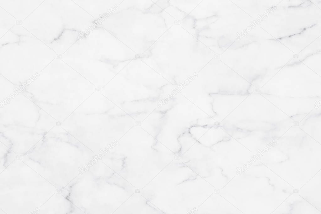 White marble texture with natural pattern for background or design art work.