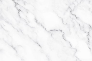 Arkaplan veya tasarım sanatı için doğal desenli beyaz mermer dokusu.