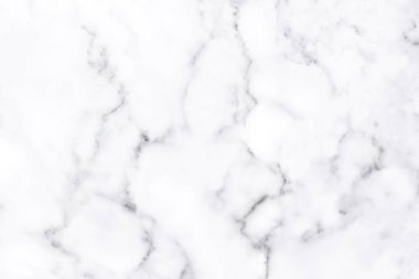 Arkaplan veya tasarım sanatı için doğal desenli beyaz mermer dokusu.