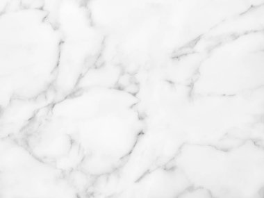Arkaplan veya tasarım sanatı için doğal desenli beyaz mermer dokusu.