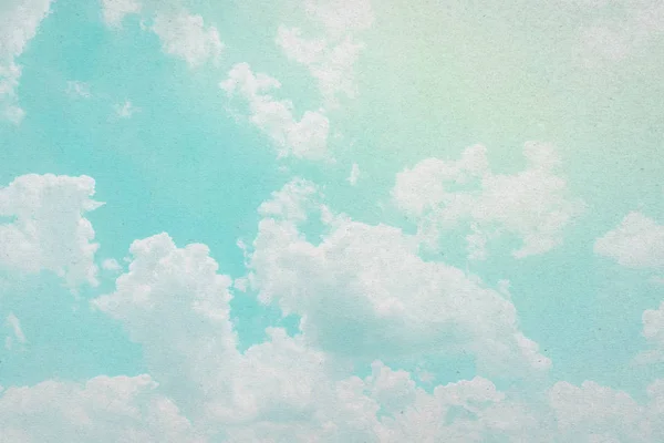 Bulut Grunge Kağıt Ile Gökyüzü Arka Plan Doku — Stok fotoğraf