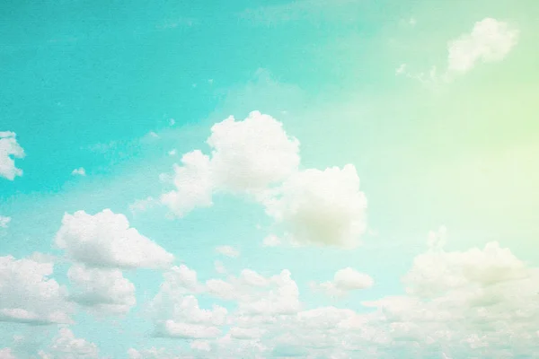 Bulut Grunge Kağıt Ile Gökyüzü Arka Plan Doku — Stok fotoğraf