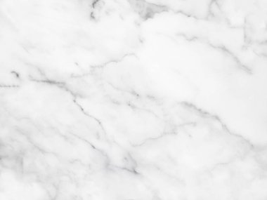 Arkaplan veya tasarım sanatı için doğal desenli beyaz mermer dokusu.