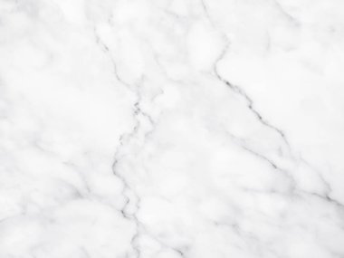 Arkaplan veya tasarım sanatı için doğal desenli beyaz mermer dokusu.