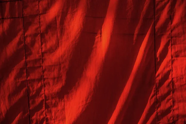 Achtergrondstructuur Van Rode Oranje Doek Monnik — Stockfoto