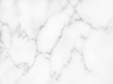 Arka plan için doğal desenli beyaz mermer dokusu.