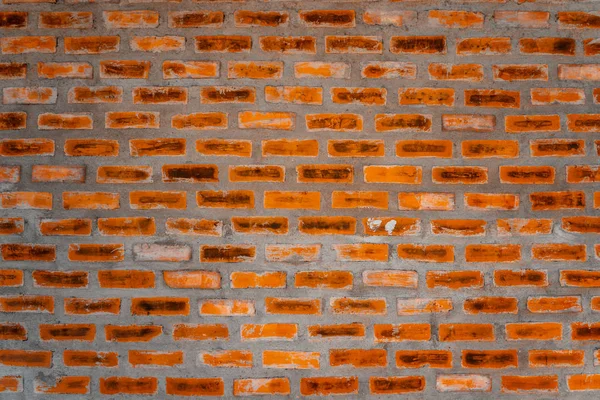 Старая Красная Кирпичная Стена Текстуры Фона — стоковое фото
