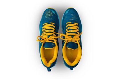 beyaz spor ayakkabı.