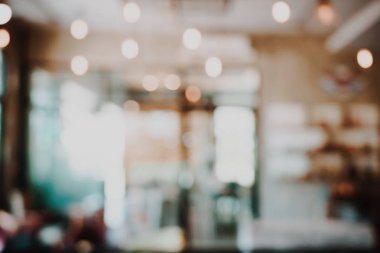 Arka plan için soyut bulanıklık iç kafe.