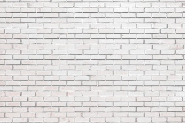White bricks wall for texture and background. — Stok fotoğraf