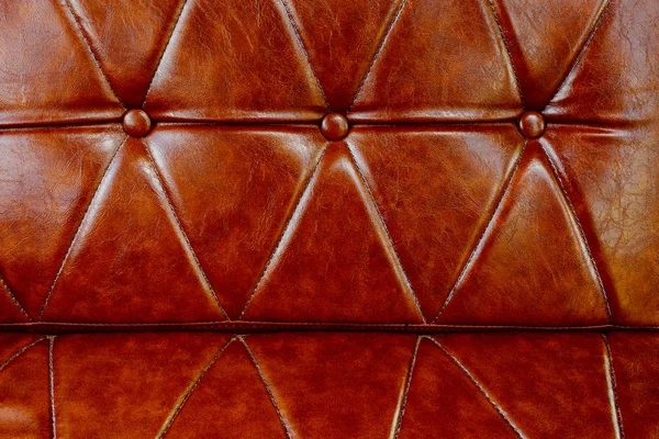 Sofá textura de cuero y fondo . — Foto de Stock