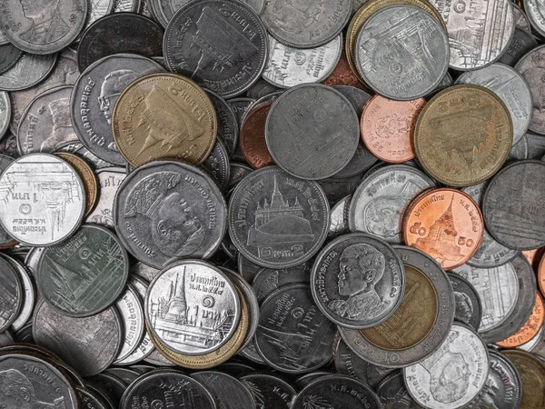 タイのコインの背景. — ストック写真