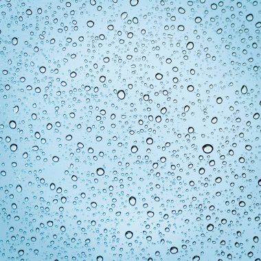 Yağmur damlaları cam araba doku.