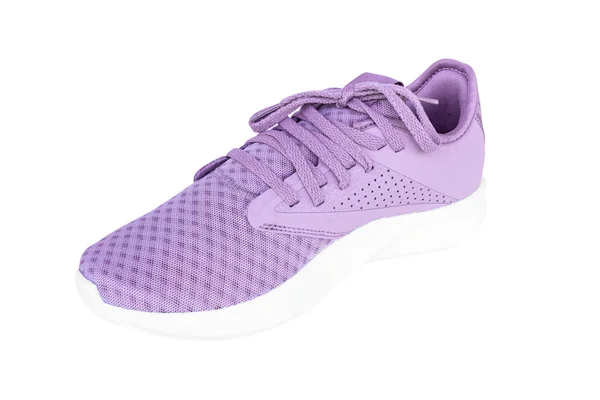 Фіолетове спортивне взуття ізольоване на білому тлі . — стокове фото