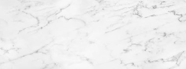 Arkaplan veya lüks fayanslar için panorama beyaz mermer taş dokusu zemin ve duvar kağıdı dekoratif tasarımı.