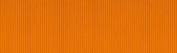 Panorama Bilder Nya Orange Korrugerad Metall Vägg Bakgrund Och Galvaniserat — Stockfoto