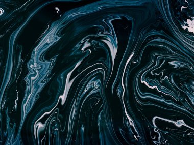 Arkaplan veya lüks fayans zemin ve duvar kağıdı dekoratif tasarımı için soyut mavi ve siyah mermer taş dokusu.