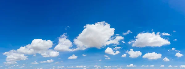 Панорама Блакитне Небо Хмари Природним Фоном — стокове фото