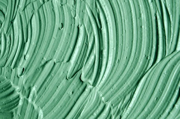 Zielonej Glinki Kosmetyczne Maska Twarzy Krem Peeling Ciała Tekstury Zamknij — Zdjęcie stockowe
