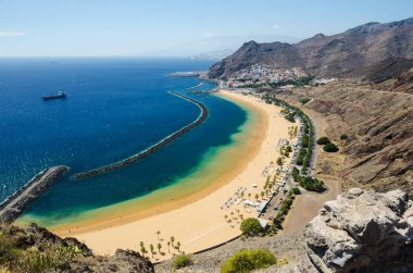 Havadan görünümü güzel yapay Beach 