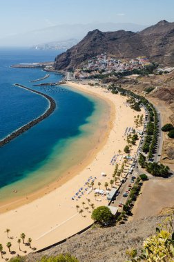 Havadan görünümü güzel yapay Beach 