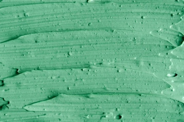 Arcilla Cosmética Verde Mascarilla Facial Crema Exfoliación Corporal Textura Cerca — Foto de Stock