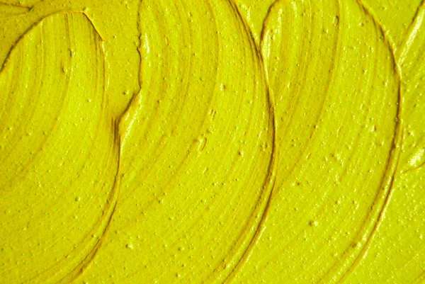 Topeng Wajah Kosmetik Kuning Cream Body Scrub Tutup Fokus Selektif — Stok Foto
