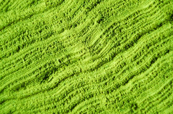 Bubuk Tanah Liat Kosmetik Hijau Spirulina Ganggang Rumput Laut Rumput — Stok Foto