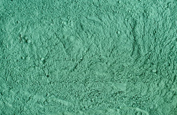 Polvo Arcilla Cosmética Verde Mascarilla Facial Kelp Envoltura Corporal Espirulina —  Fotos de Stock